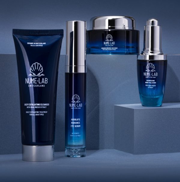 nume lab switzerland skincare 4 products