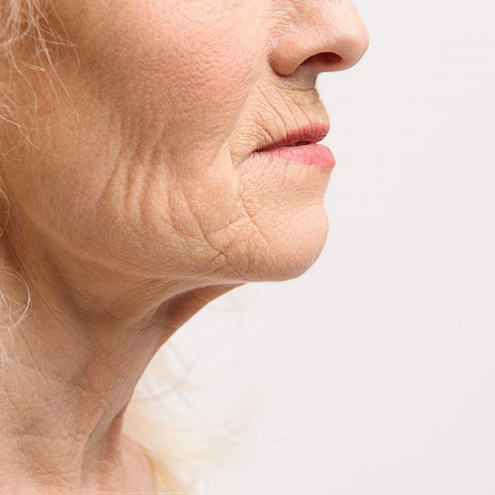 Skin of mature female skincare numelab